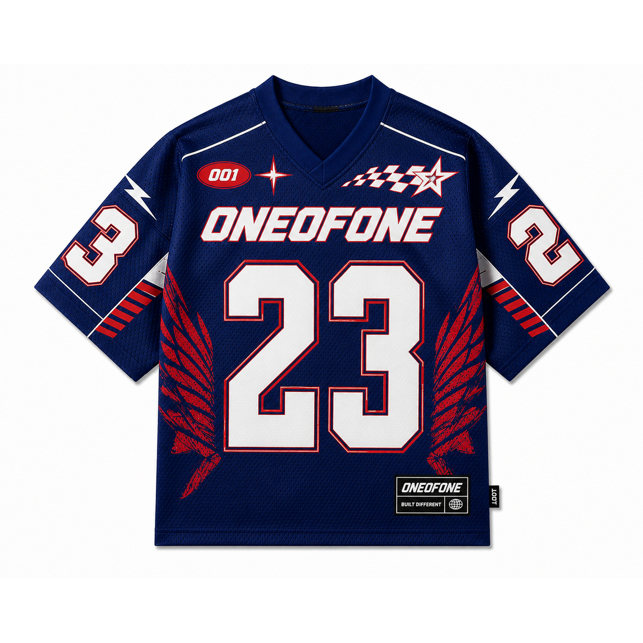 Blue Varsity Mesh Jersey