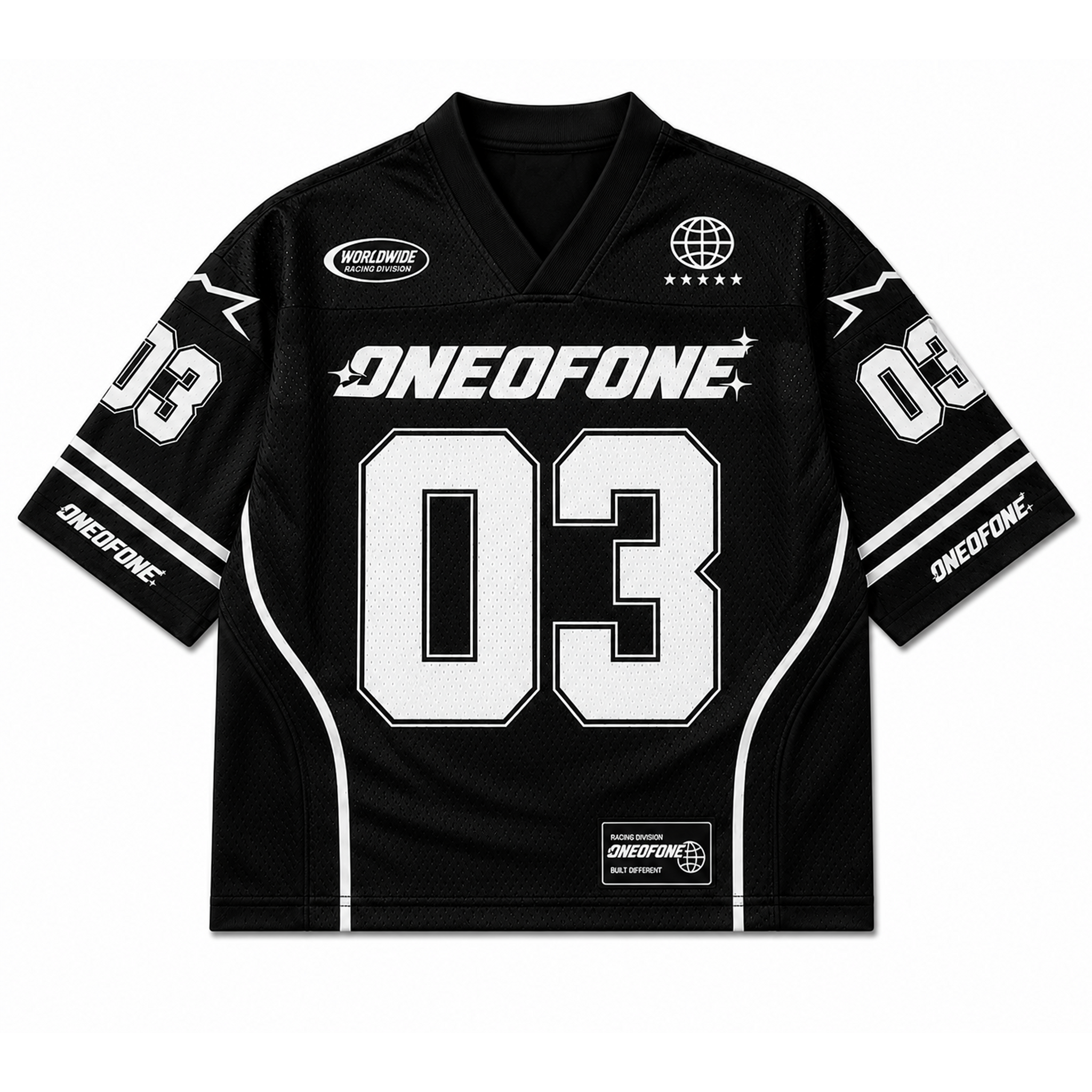Black Racing Jersey