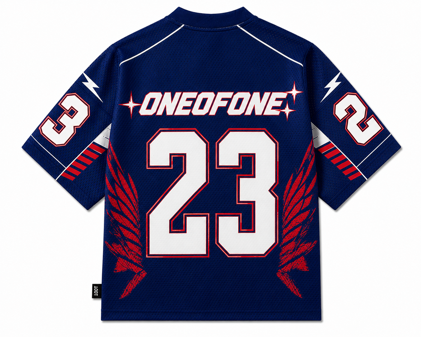 Blue Varsity Mesh Jersey