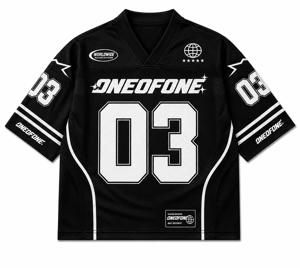 Black Racing Jersey