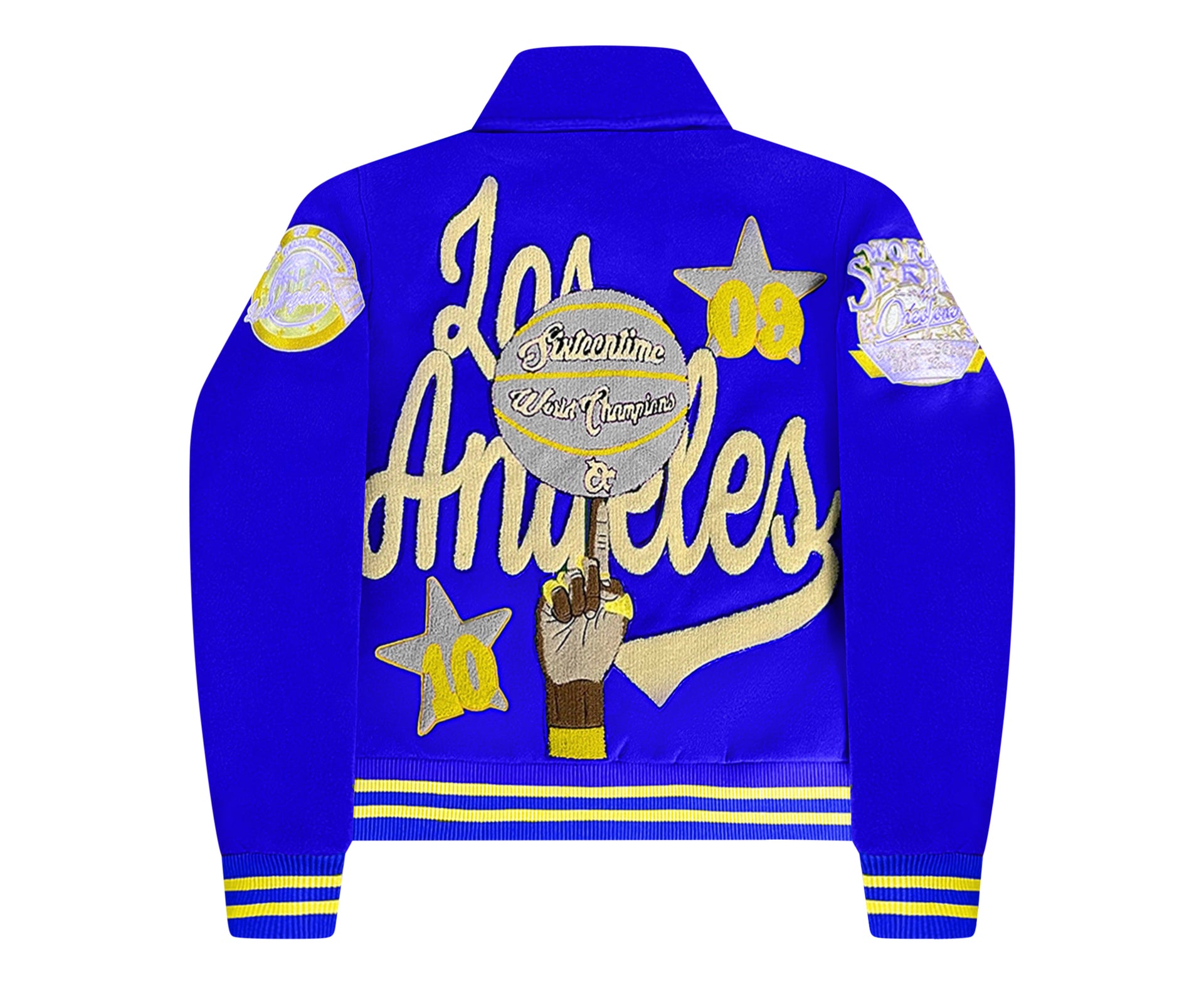 Royal Blue City Of Angels Varsity Jacket
