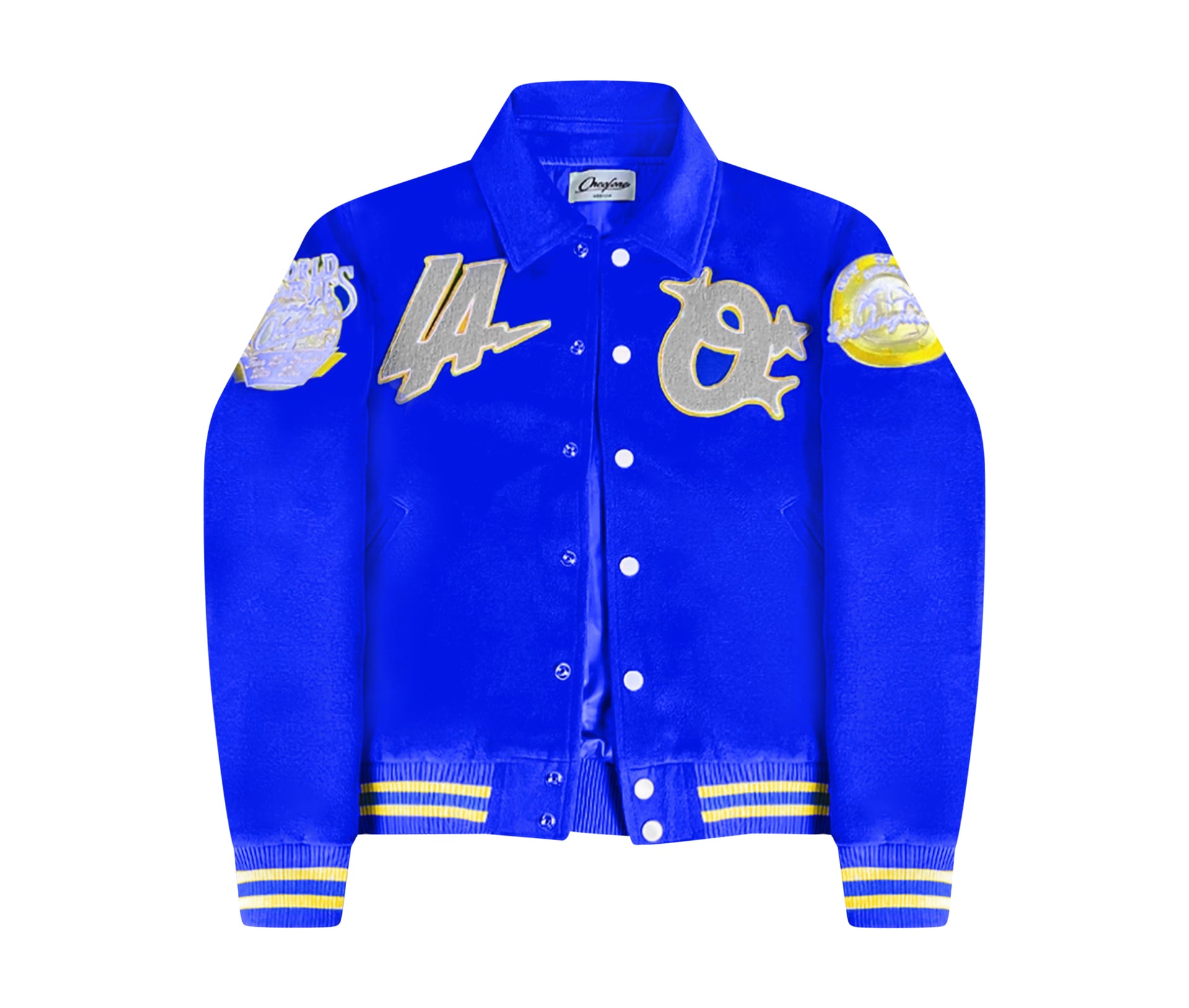 Royal Blue City Of Angels Varsity Jacket