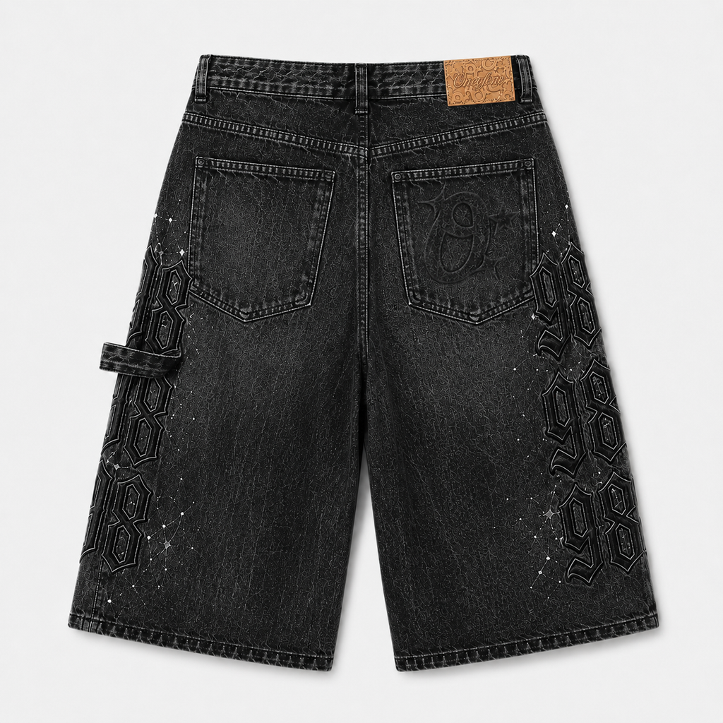 98 Distressed Denim Jorts