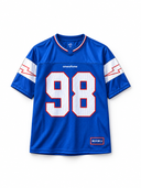 98 Blue and White Jersey