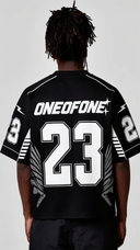 Black Varsity Mesh Jersey